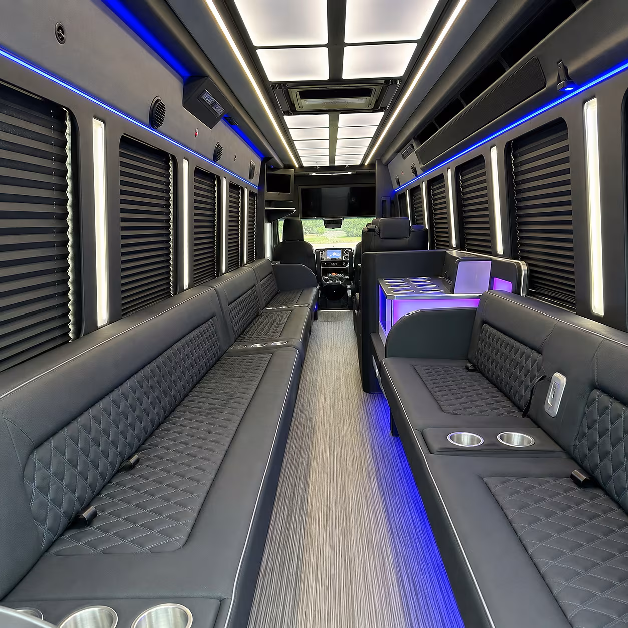 lincoln corporate party bus rental