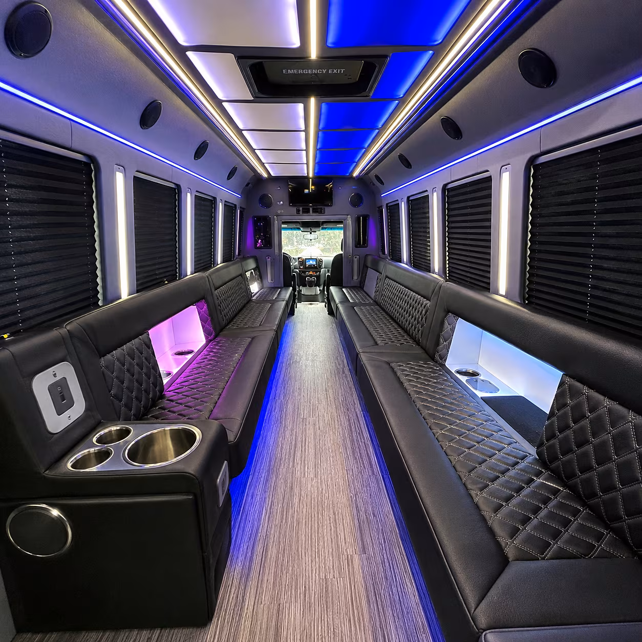 lincoln wedding party bus rental