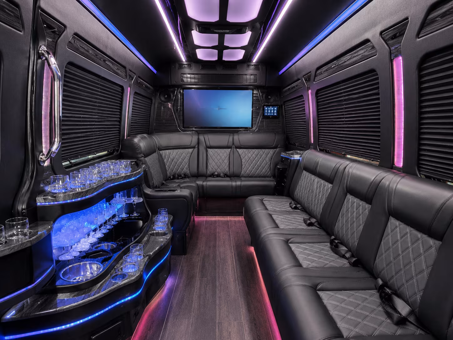 photo stops dinner runs and after prom one bus handles it all